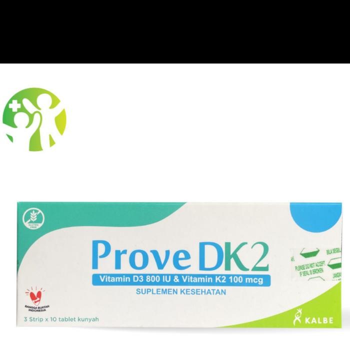 Prove DK2 Isi 10 Tablet Vitamin D3 800 IU & Vitamin K2 100mcg
