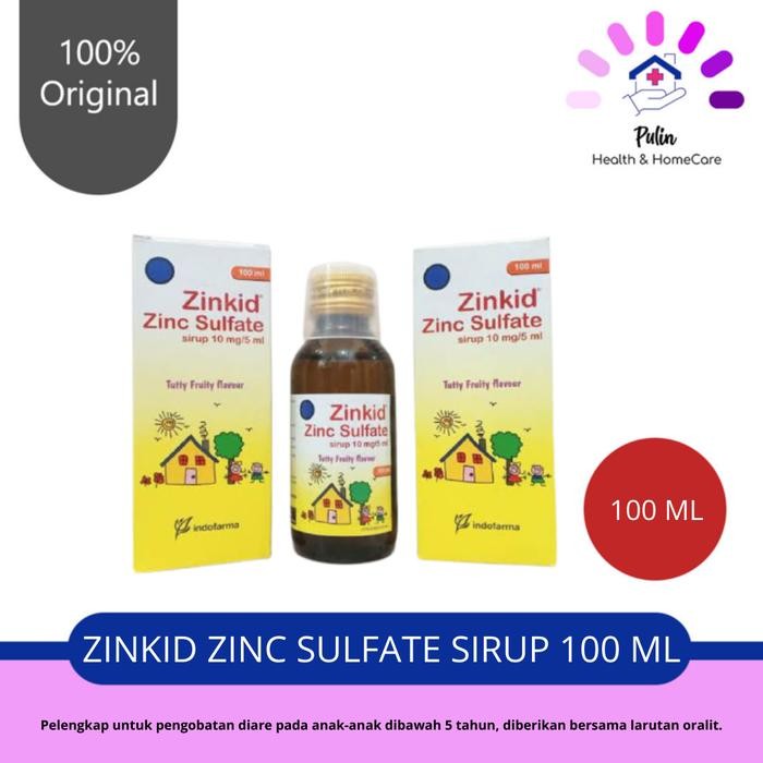 Zinkid Zinc Sulfate syrup 100 ml / Obat Diare Anak