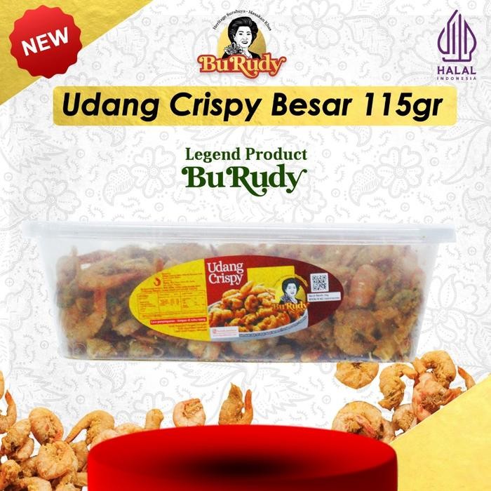 

SIAPKIRIM Udang Crispy Besar Bu Rudy 115 gr Oleh-Oleh Khas Surabaya READY STOCK