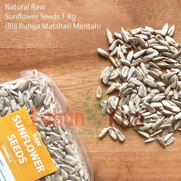 

TERLARIS Sunflower Seeds 1Kg ( Biji Bunga Matahari ) READY STOCK