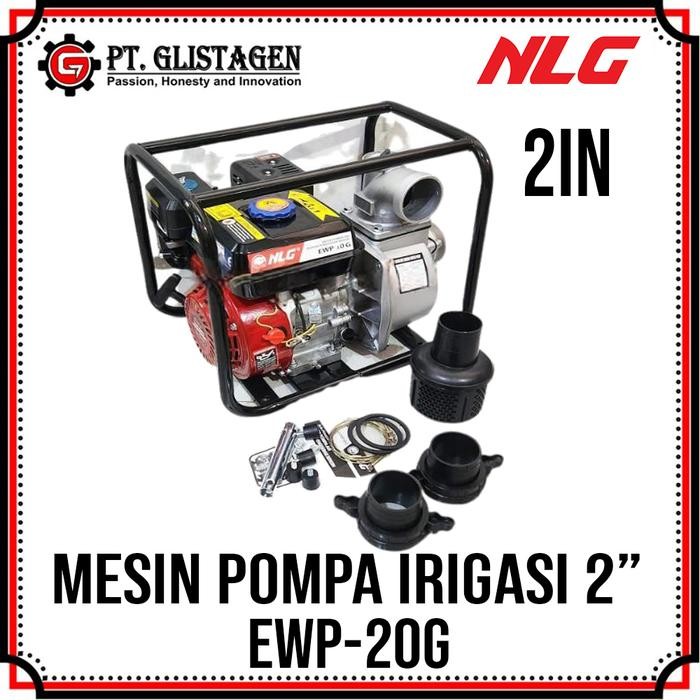 Ready Stock Nlg Ewp-20G Mesin Pompa Air Irigasi Sawah Alkon 2" Inch Water Pump Nlg Ewp 20