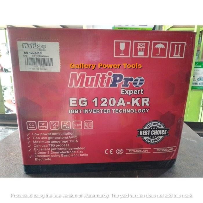 Multipro Expert EG120A-KR Mesin Las 900 Watt Travo Las MMA Inverter