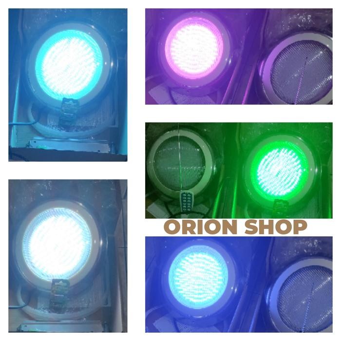 Lampu kolam Renang LED RGB REMOTE 18 W