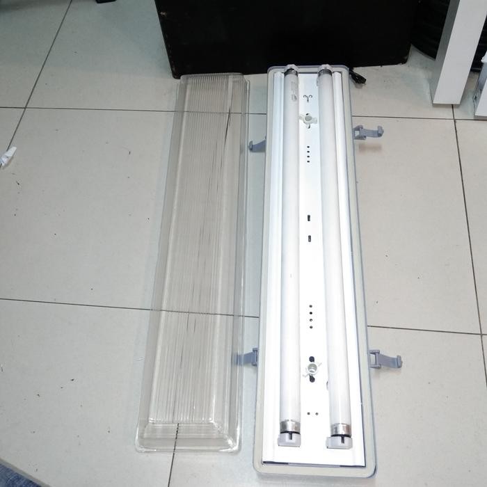 Kap waterproof 2x18 wat + TL Led 8 wat philips