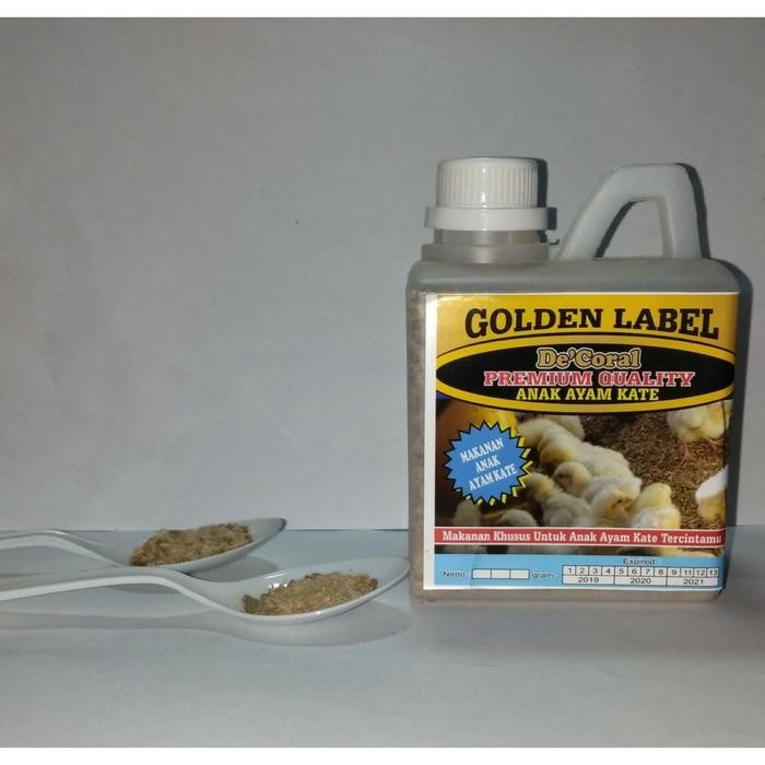 Pakan Anak Ayam Kate Golden Label Makanan Anak Ayam Kate Golden