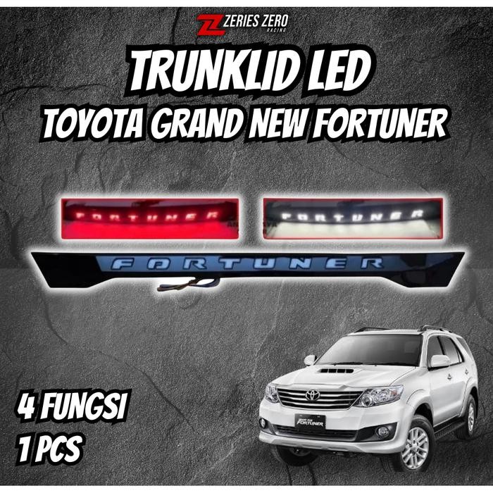 Terhemat Trunklid Led Belakang Grand New Fortuner (2008-2014) 4 Fungsi Lampu Terlariss 