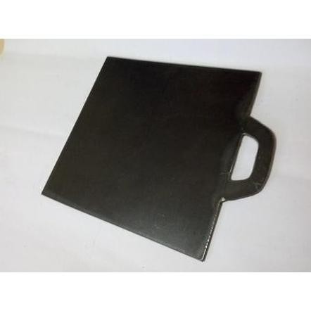 Wajan Persegi Plat Baja Alat Panggangan Roti Bakar Sosis Burger 30Cm