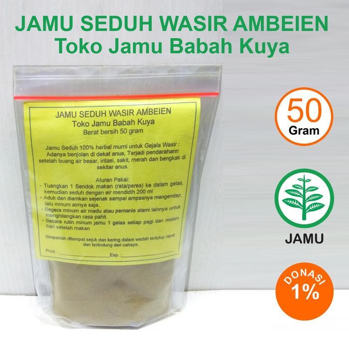 

Pilihan- Ambeien Wasir Toko Jamu Babah Kuya Racikan Seduh Serbuk Herbal Alami
