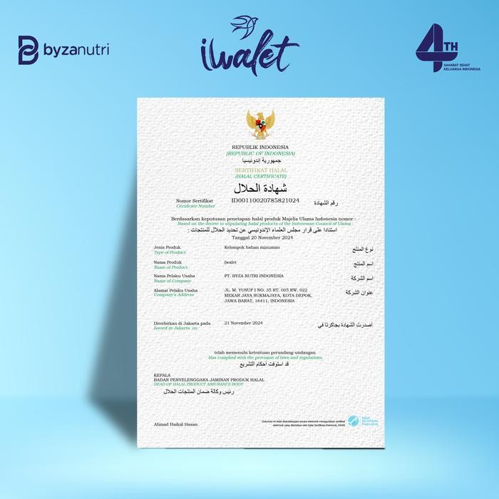 

Pilihan- Iwalet Bird'S Nest Concentrate Minuman Sarang Burung Walet 100 Ml