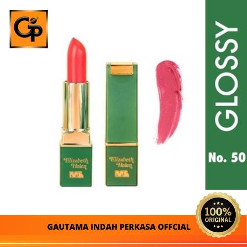 50 Glossy Elizabeth Helen Lipstick Bibir Kering