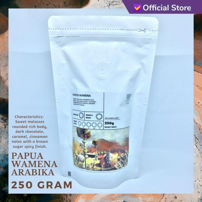 

Pilihan- Kopi Espresso Arabika Papua Wamena 250 Gram Medium Dark Roast - Sutoyo Coffee