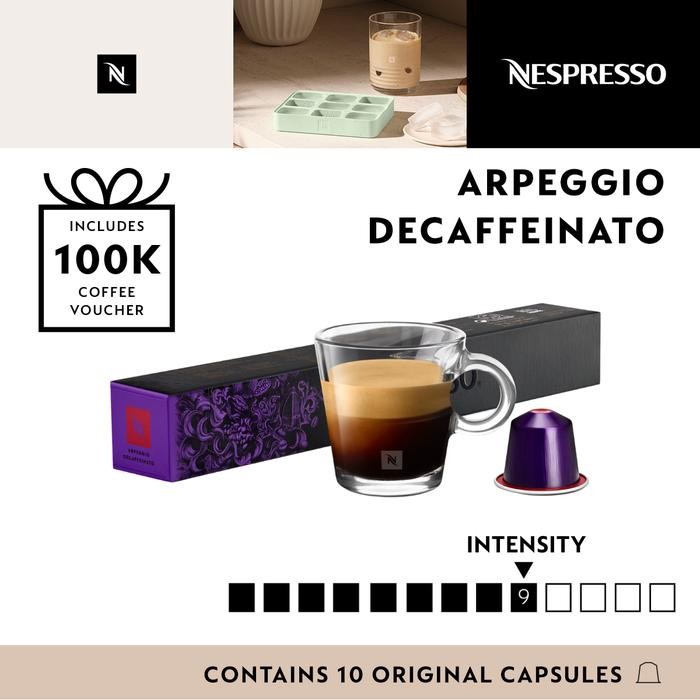 

Pilihan- Nespresso Ispirazione Firenze Arpeggio Decaf Coffee Pod (Kopi Kapsul)