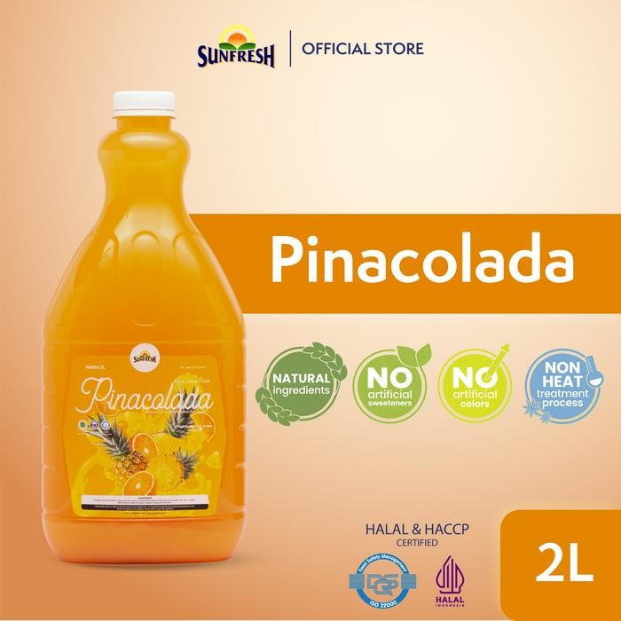 

Pilihan- Sunfresh Daily Pinacolada Juice 2 Liter - Jus Buah Mix Nanas & Jeruk
