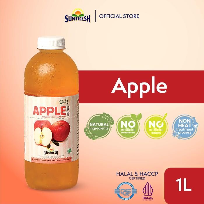 

Pilihan- Sunfresh Daily Apple Juice 1 Liter - Jus Buah Apel
