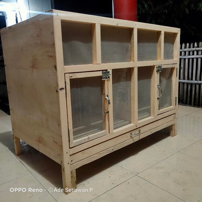 kandang ayam kate 2 pintu