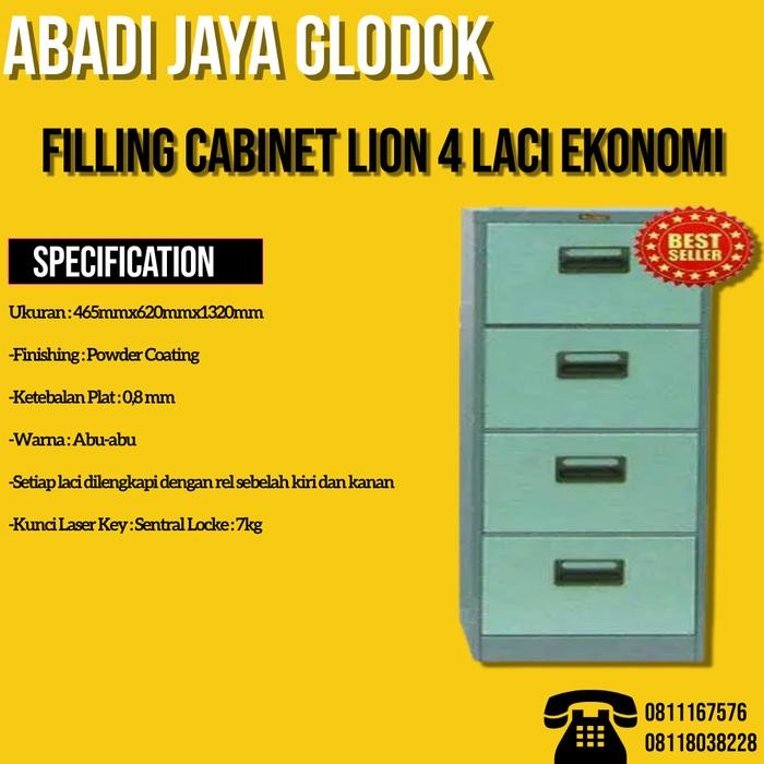 

Filling Cabinet Lion 4 Laci Ekonomi