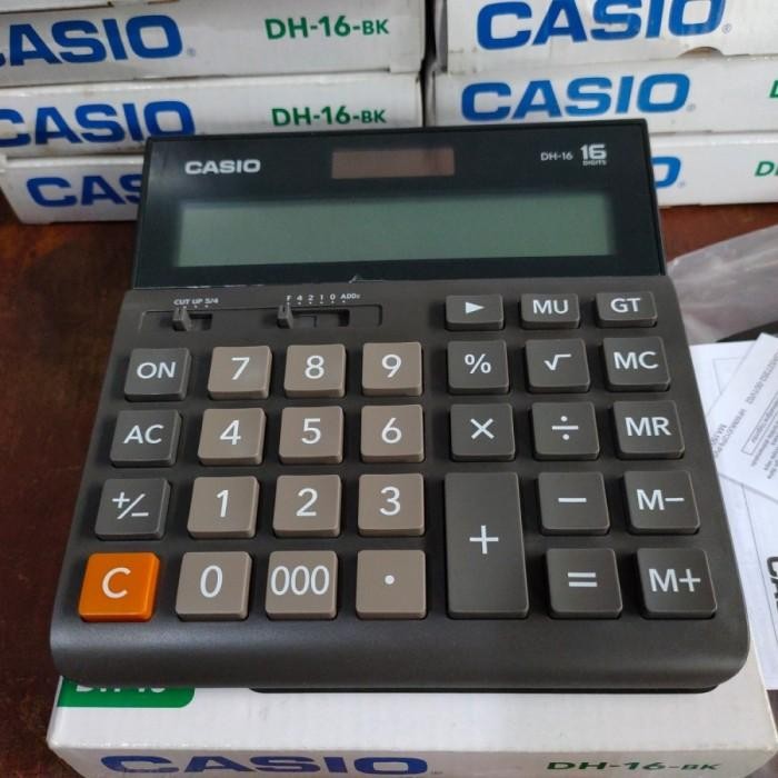 

Kalkulator Calculator Casio 16 Digit Dh-16 Besar