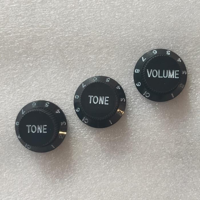 Pilihan- Knop Knob Knobs Tutup Potensio Potentio Meter Gitar Bass Fender Ibanez