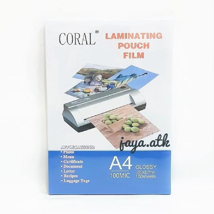 

Pilihan- Plastik Laminating A4 Laminasi Panas Hot Laminating Film A4 100 Micron