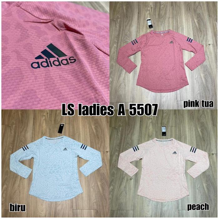 Kaos Lengan Panjang Dri-Fit Olahraga Wanita ADIDAS A 5507