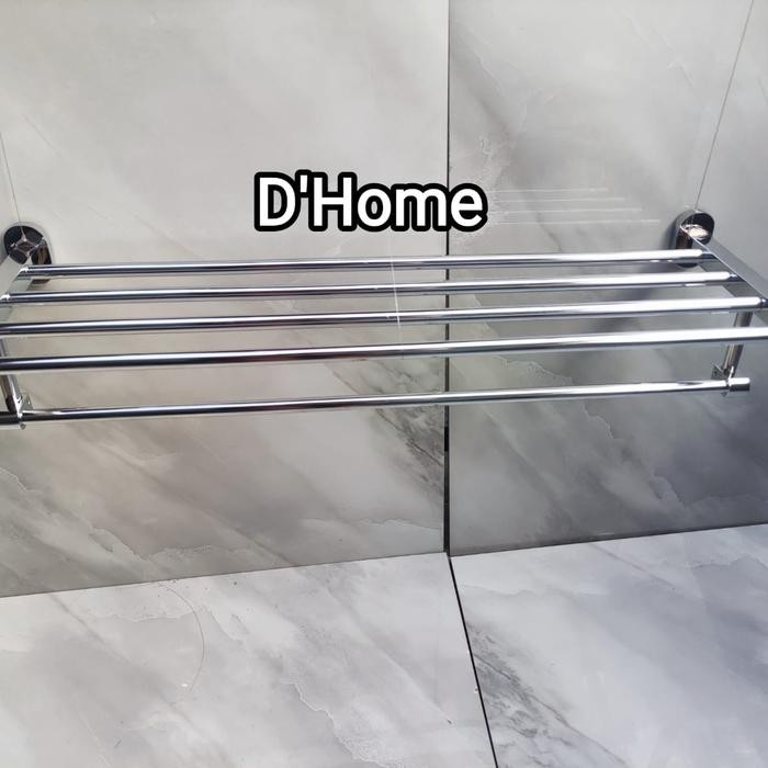 Informa Luxe - Rak Handuk . Rak Kamar Mandi Stainless .Rak Jemuran Handuk
