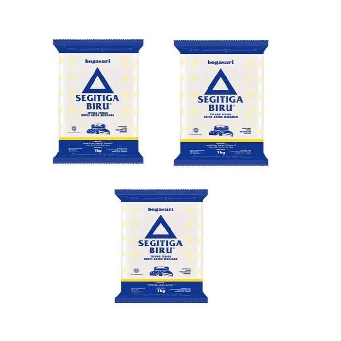 

Tepung Segitiga Biru 1 kg x 3 Pcs