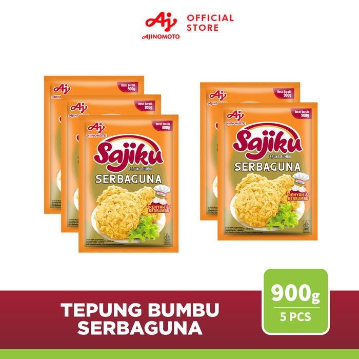 

Sajiku Tepung Bumbu Serba Guna 900g (5pcs)