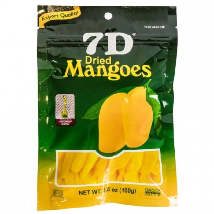 

7D Dried Mangoes Dried Mango 100gr Mangga Kering Philippines Manggo