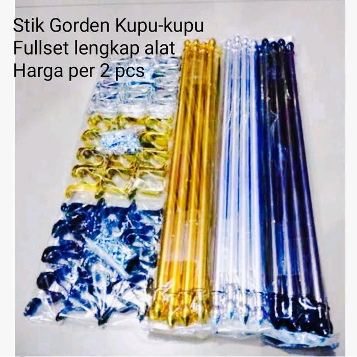 Pilihan- Stik Gorden Kupu Kupu Besi Gorden Kupu Kupu