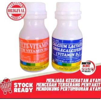 PAKET MULTIVITAMIN CALCIUM LACTATE AYAM BANGKOK FILIPIN LAGA ADUAN