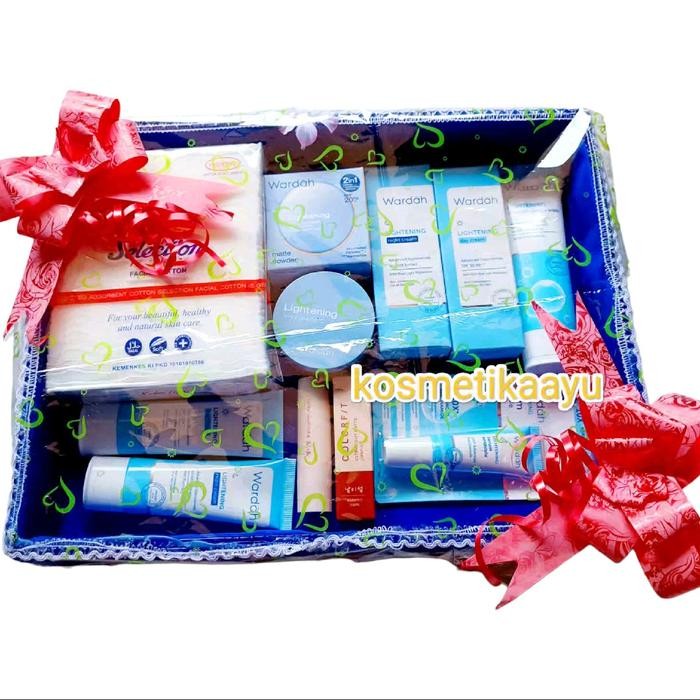 Terlaris! Paket Seserahan Wardah-Paket Seserahan Set Skincare/Make Up- Wardah Seserahan