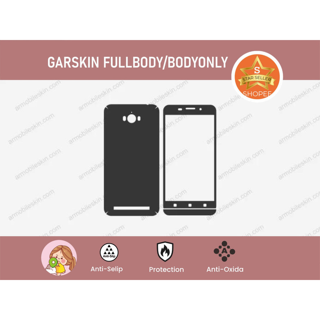 Custom Garskin Zenfone-Max-Z010D AntiGores Case Full Body/Body Only Bisa COD