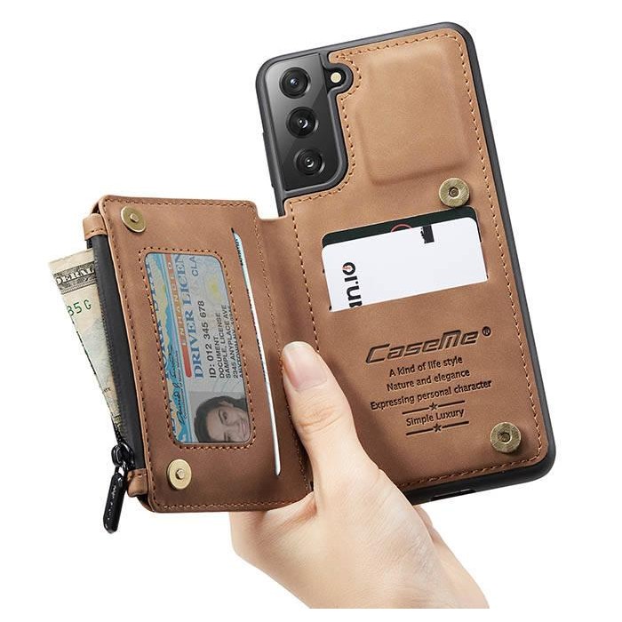 CASE SAMSUNG S21/S21+/S21 ULTRA CASEME ORIGINAL FLIP WALLET CASE