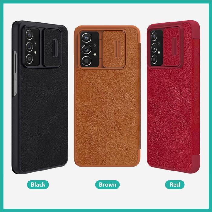 Case Samsung Galaxy A73 5G Nillkin Qin Pro Leather Flip Camera Slide