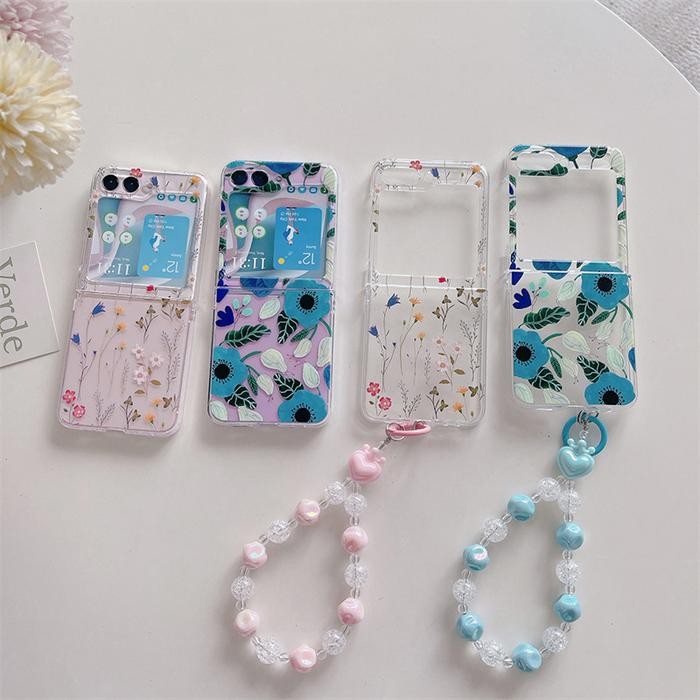 floral flower case samsung galaxy z flip 3 4 z4 z3 z flip 5 zflip5