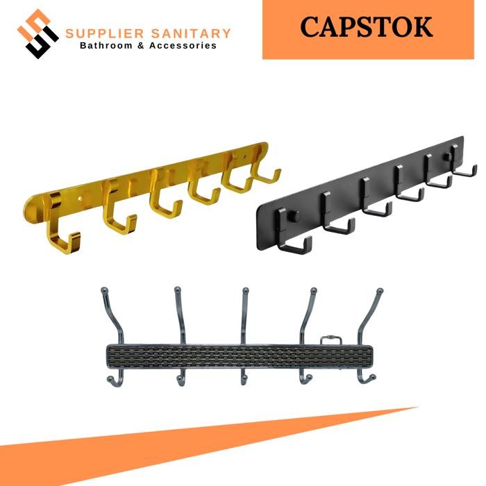 Ikea Livien - Capstok Stenlies 6 Kait/Gantungan Baju/Kapstok Dapur Gold