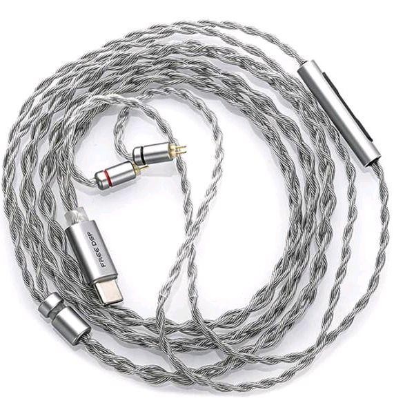 MOONDROP FREE DSP USB-C DSP EARPHONE IEM 2PIN UPGRADE CABLE WITH MIC