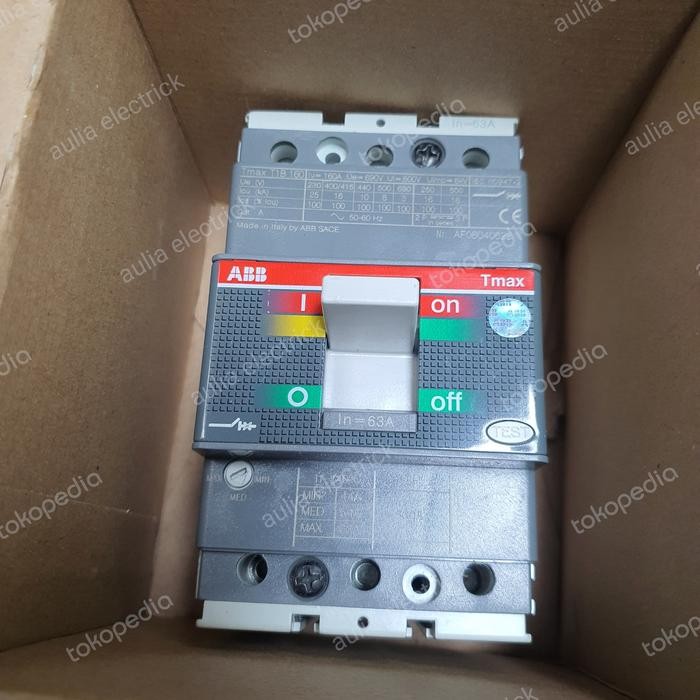 Bagus Mccb Abb A1B 125 3P 40A 18Ka Terlariss 