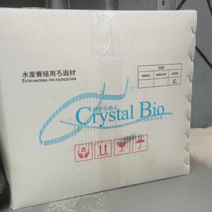 PREMIUM BIO FILTER - MEDIA FILTER BIOLOGI CRYSTAL BIO 15 KG - 1 DUS