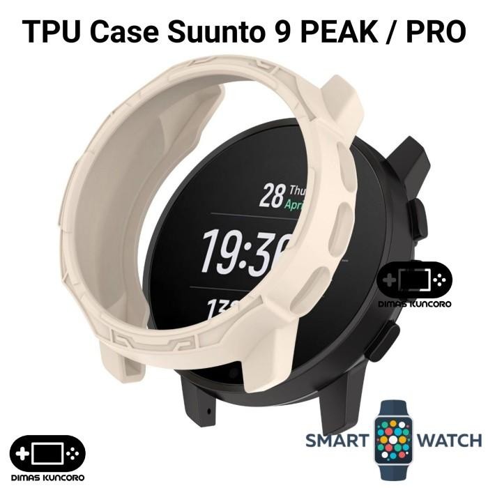 TPU CASE SUUNTO 9 PEAK / PRO SILICONE SILICON SOFT BUMPER CASING SUUNTO 9 PEAK PRO