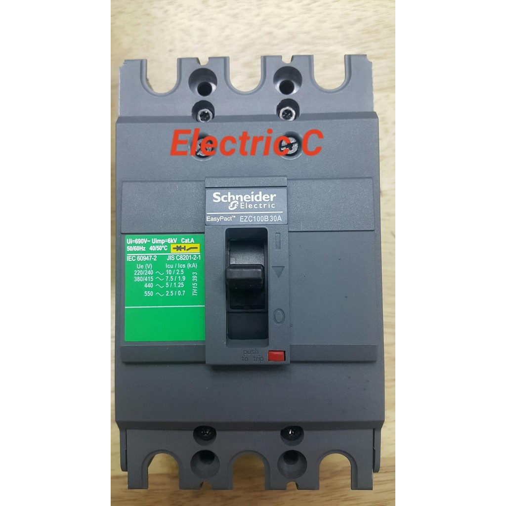 Sale Schneider Electric / Merlin Gerin / Mccb Ezc 100 B / Nfb 3Phase 30 A Terlariss 