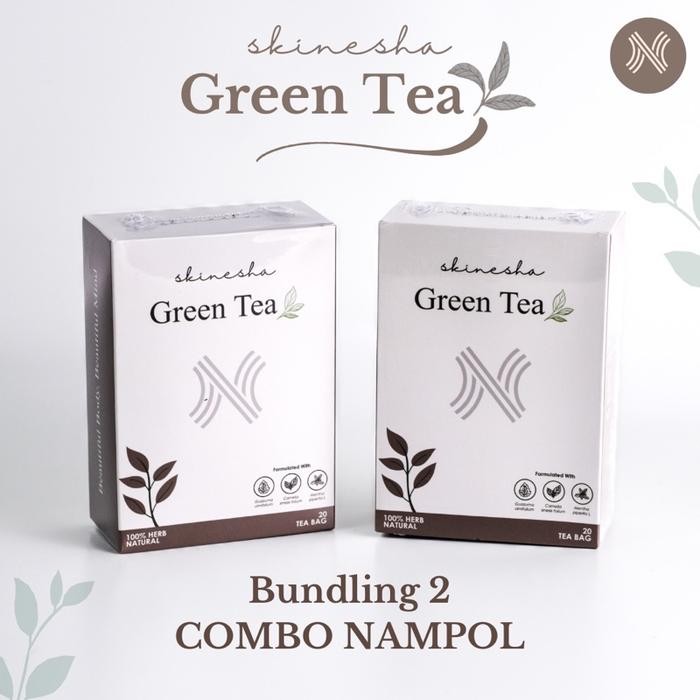 

Promo Skinesha - 2 Paket Nampol Teh Hijau ( Isi 20 Pack ) Greentea Herbal Berkualitas
