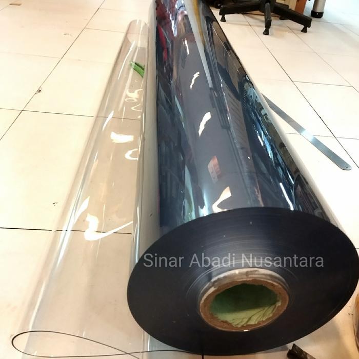 PLASTIK TIRAI PVC BENING 2MM X 120CM / TIRAI PVC CLEAR METERAN