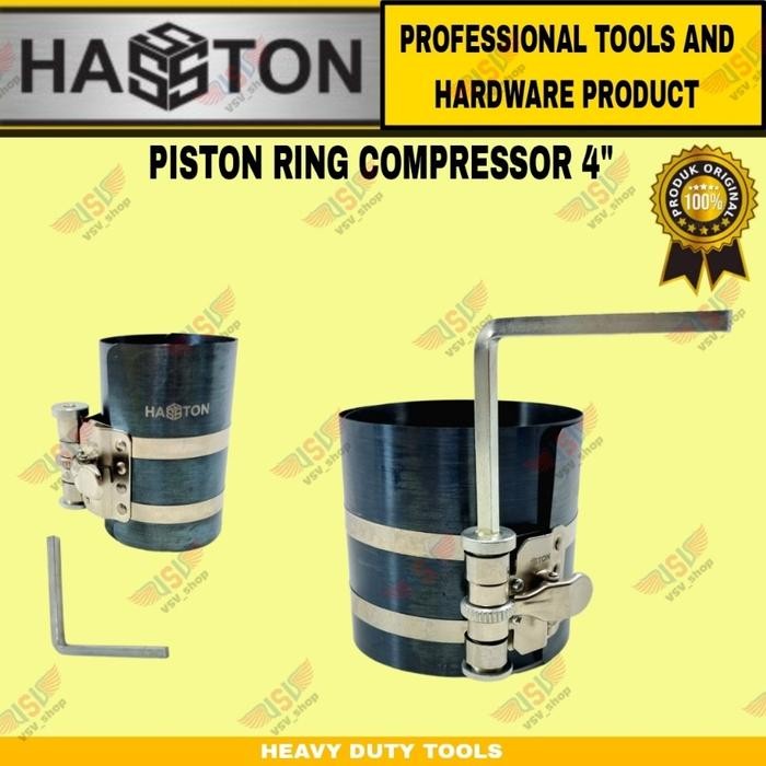 HASSTON PISTON RING COMPRESSOR KOMPRESOR 4INCHI KUNCI PISTON 53-175MM 2840-021