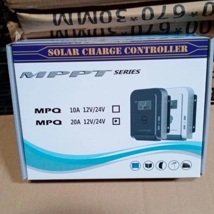MPPT SOLAR CHARGER CONTROLLER 20A STEC 12V 24V