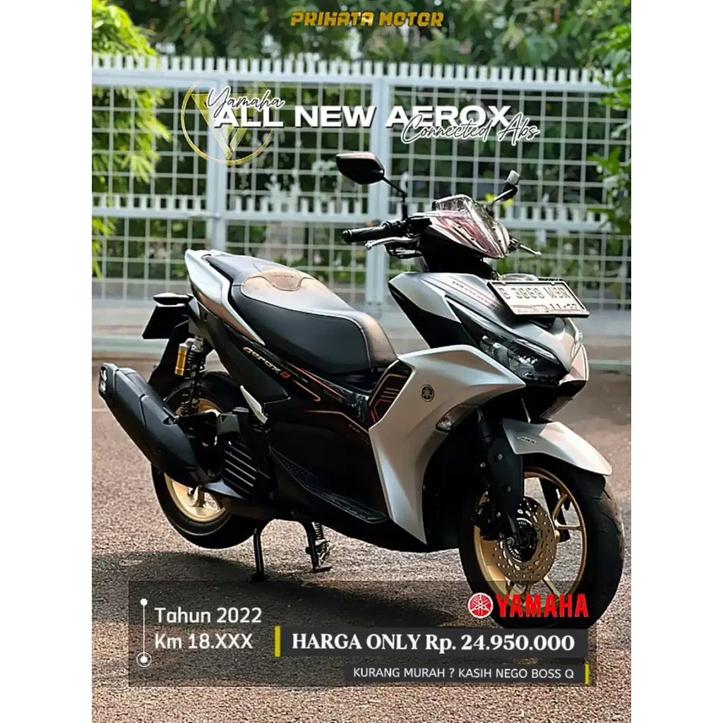 Yamaha All New Aerox Connected Abs Tahun 2022