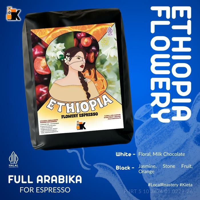 

Biji Kopi Ethiopia Yirgacheffe Flowery Espresso 200 GR