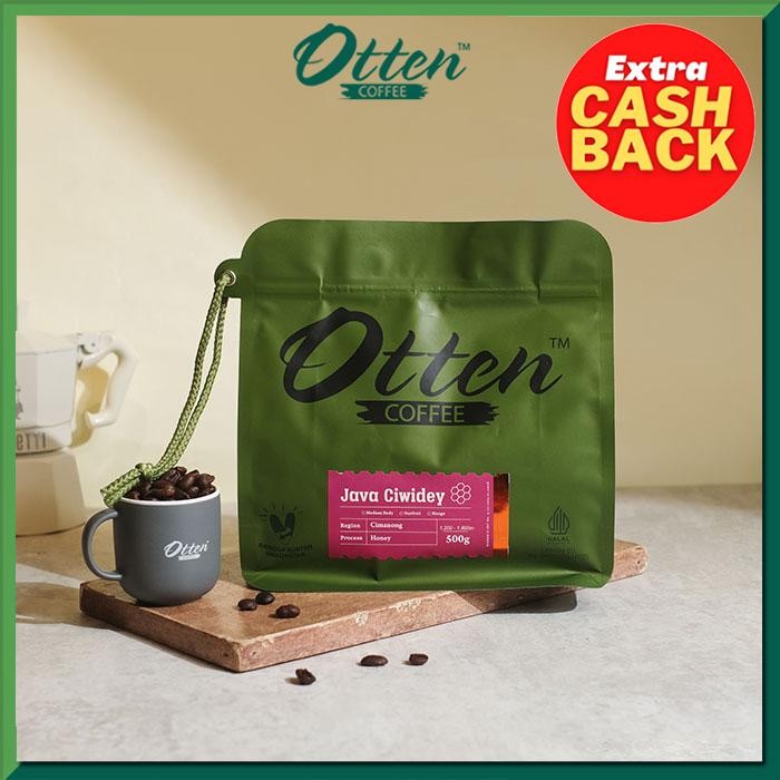 

Kopi Arabica Java Ciwidey Honey Process 500g - Biji / Bubuk Kopi Otten Coffee