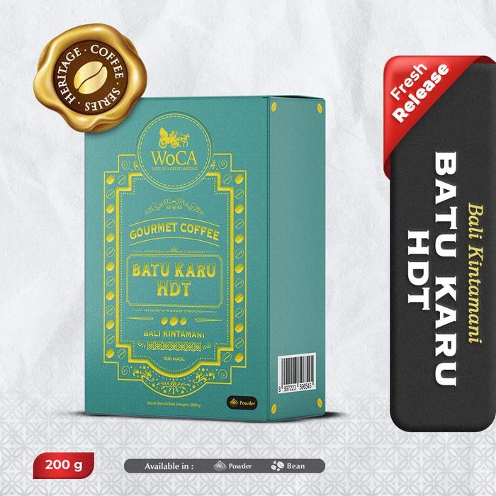 

WoCA Heritage Coffee Bali Kintamani Batu Karu HDT 200g