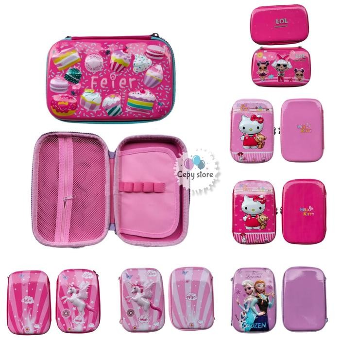 

Kotak Pensil Karakter 3D / Tempat Pensil Karakter 3D Anak Cewe